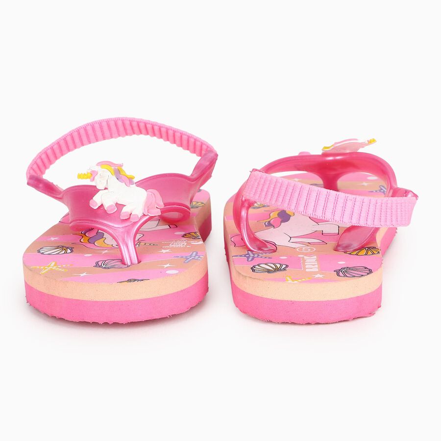 Girls' Slipper, गुलाबी, large