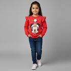 Girls' Sweatshirt, Red, small image number null