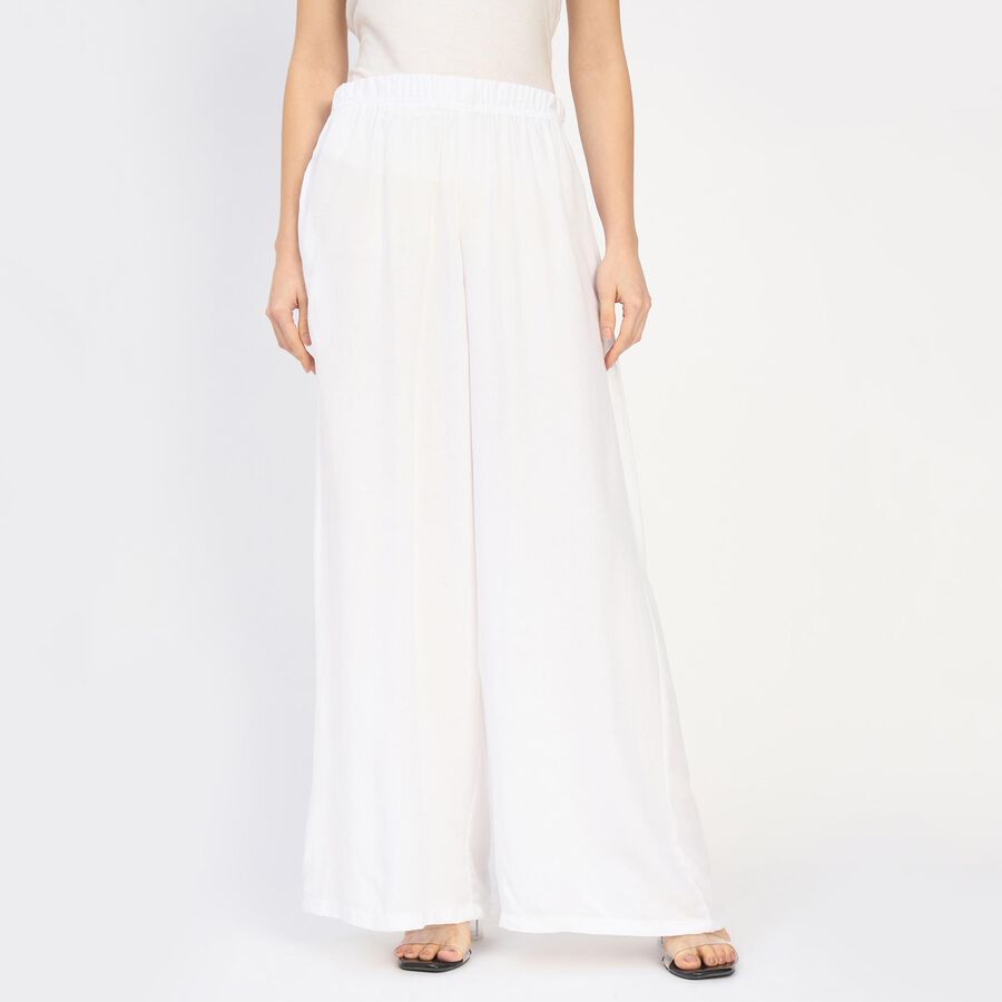 Ladies' Palazzos, White, large image number null