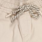 Boys' Light Beige Regular Fit Cargo Trousers, Off White, small image number null