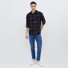 Men's 100% Cotton Casual Shirt, Brown, small