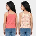 Girls' Vest, पीच, small