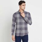 Checks Casual Shirt, Light Grey, small image number null