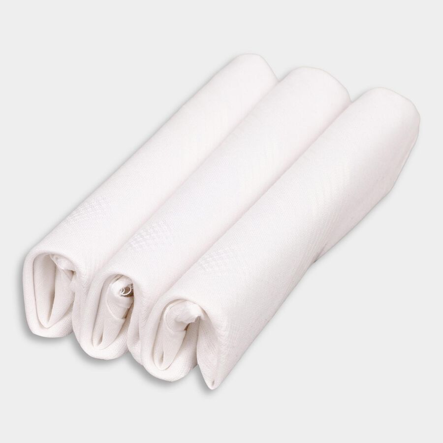 Men's Hanky , सफ़ेद, large image number null