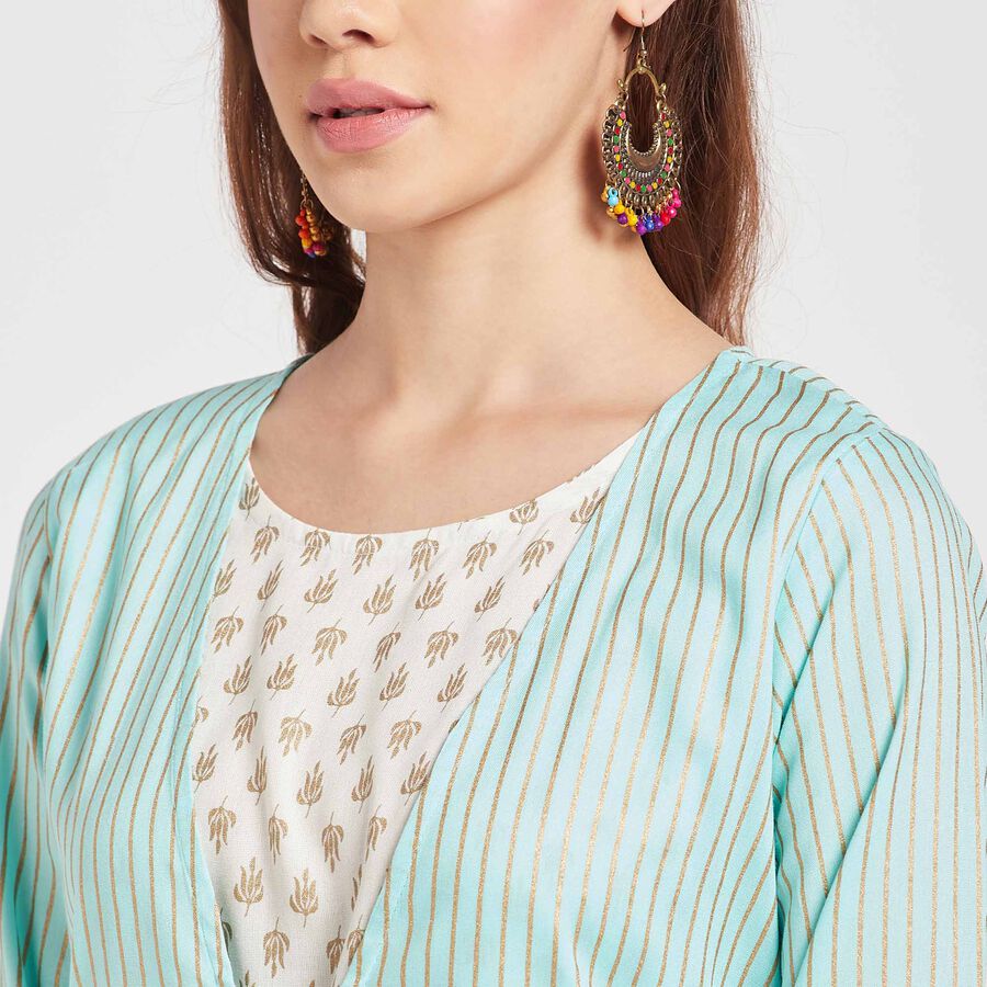 All Over Print Kurta, Light Green, large image number null