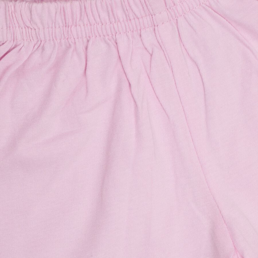Infant Girls' 100% Cotton Short Set , Peach, large image number null