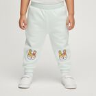 Infants Mint Green Bunny Embroidered Cotton Blend Pyjama, Light Green, small image number null