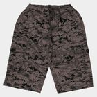 Boys' Black Relaxed Fit Cotton Jamaican Shorts, Black, small