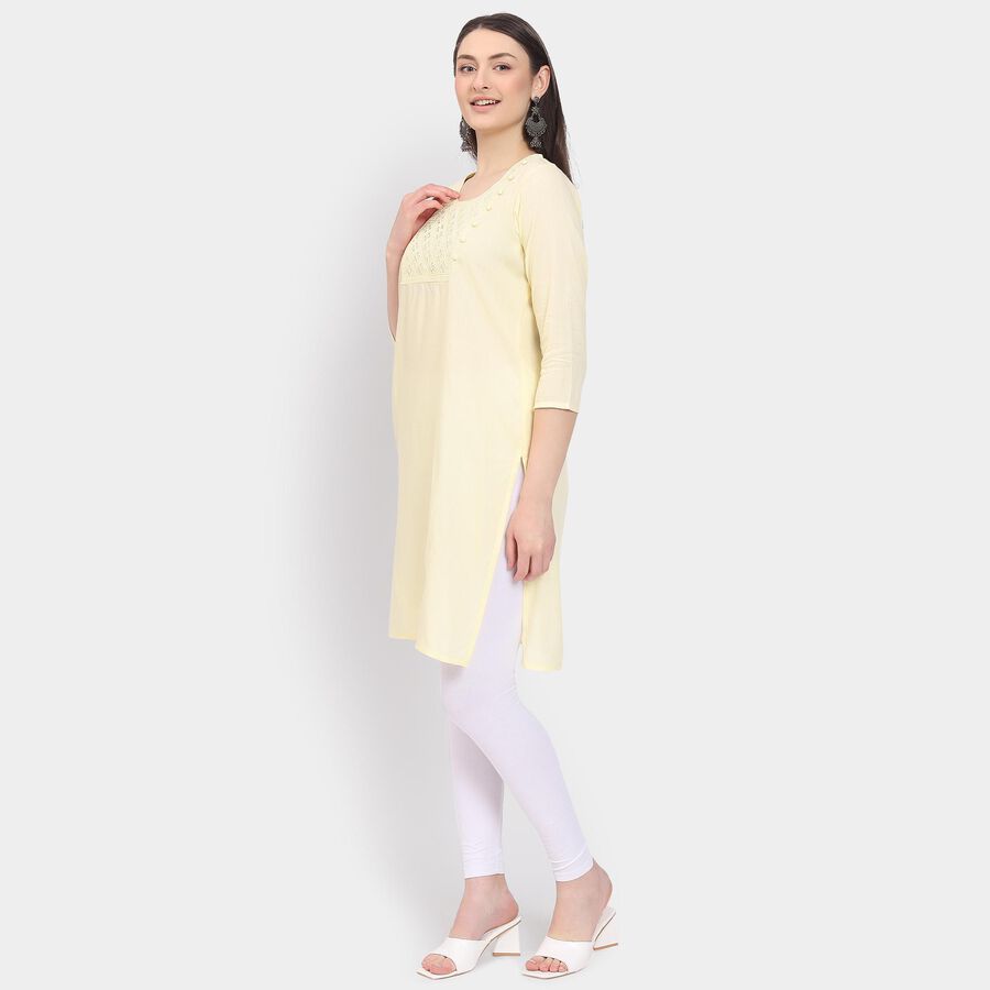 Ladies' Kurta, पीला, large image number null