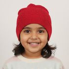 Girls' Winter Cap, Fuchsia, small image number null