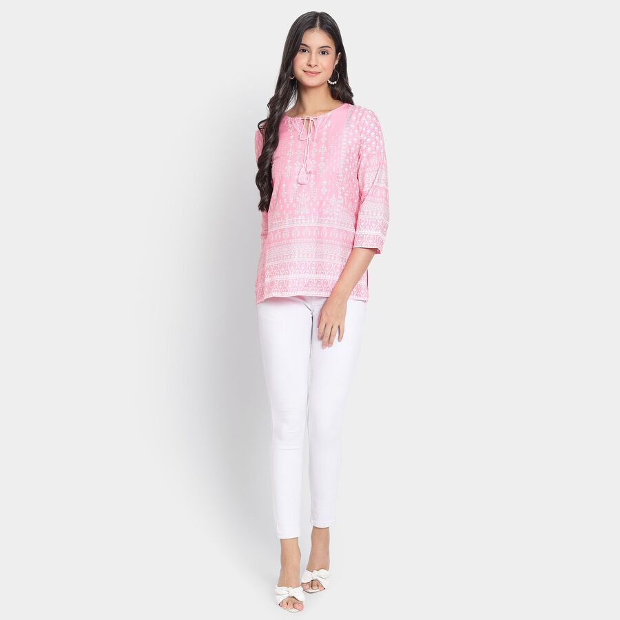 Ladies' Kurti, Pink, large image number null