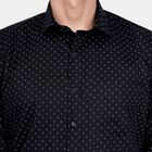 Men's 100% Cotton Formal Shirt, Black, small image number null