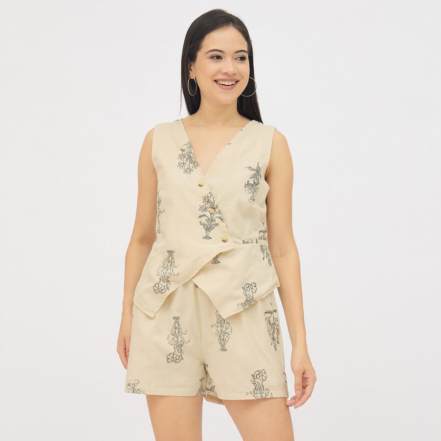 Ladies' Co-ord set, Beige, large image number null