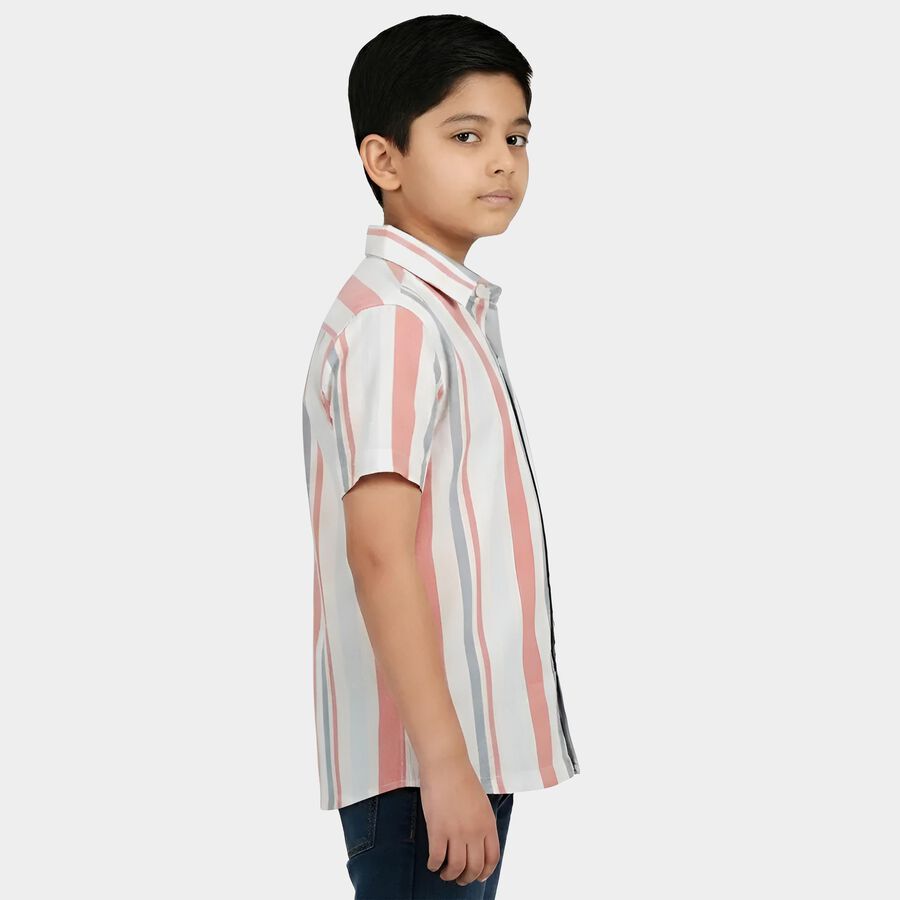 Boys' Casual Shirt, सफ़ेद, large