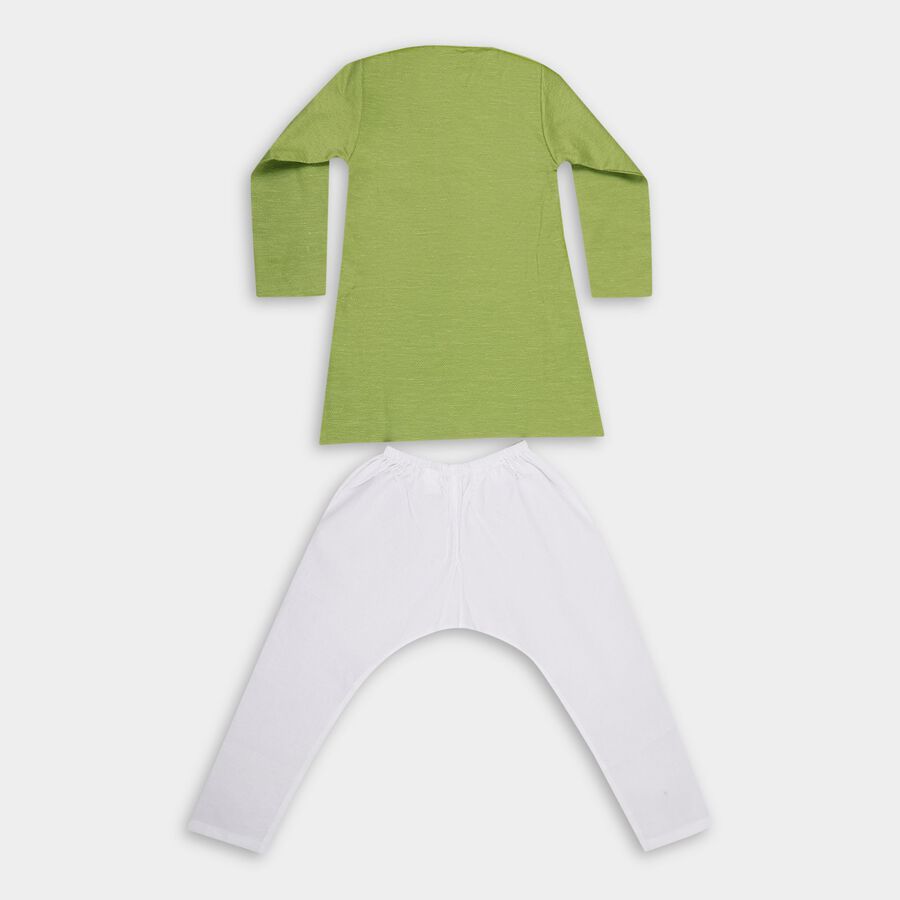 Boys' Kurta Pyjama, हल्का हरा, large image number null