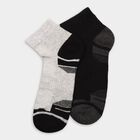 Men's Socks (Pack of 2), Melange Light Grey, small