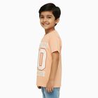 Boys' Half Sleeves T-Shirt, Orange, small image number null