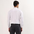 Men's Snow White Spread Collar Casual Shirt, White, small image number null