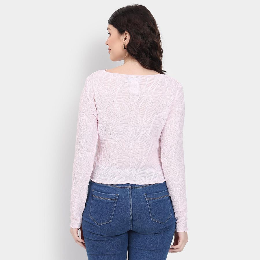 Ladies'  Crop  Top, Pink, large image number null