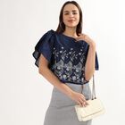 Ladies' 100% Cotton Kurti , नेवी ब्लू, small image number null