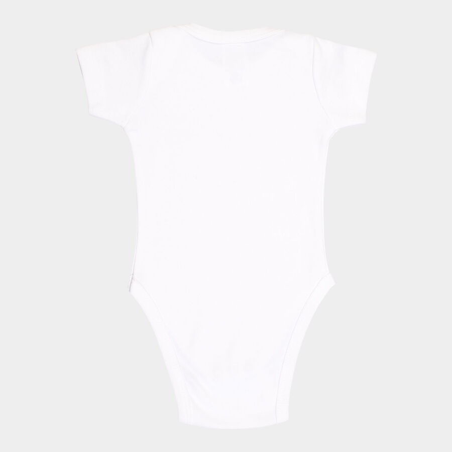 Infants Cotton Bodysuit, सफ़ेद, large image number null