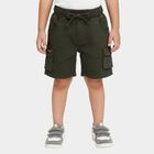 Boys' 100% Cotton Bermuda, गहरा हरा, small image number null