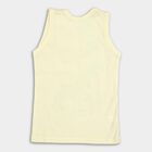 Infants' 100% Cotton Vest , Yellow, small