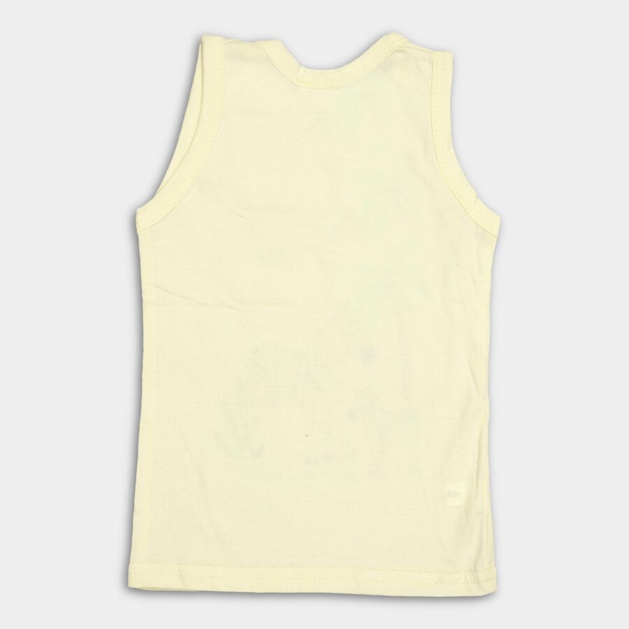 Infants' 100% Cotton Vest , Yellow, large