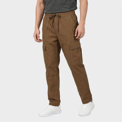 Men's Brown Cargo Trousers