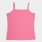 Girls' 100% Cotton Vest (Pack of 2), Pink, small image number null