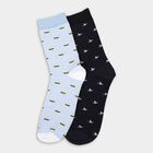 Men's Socks , Mid Blue, small