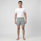 Men's Light Blue Regular Fit Solid Boxers, हल्का नीला, small