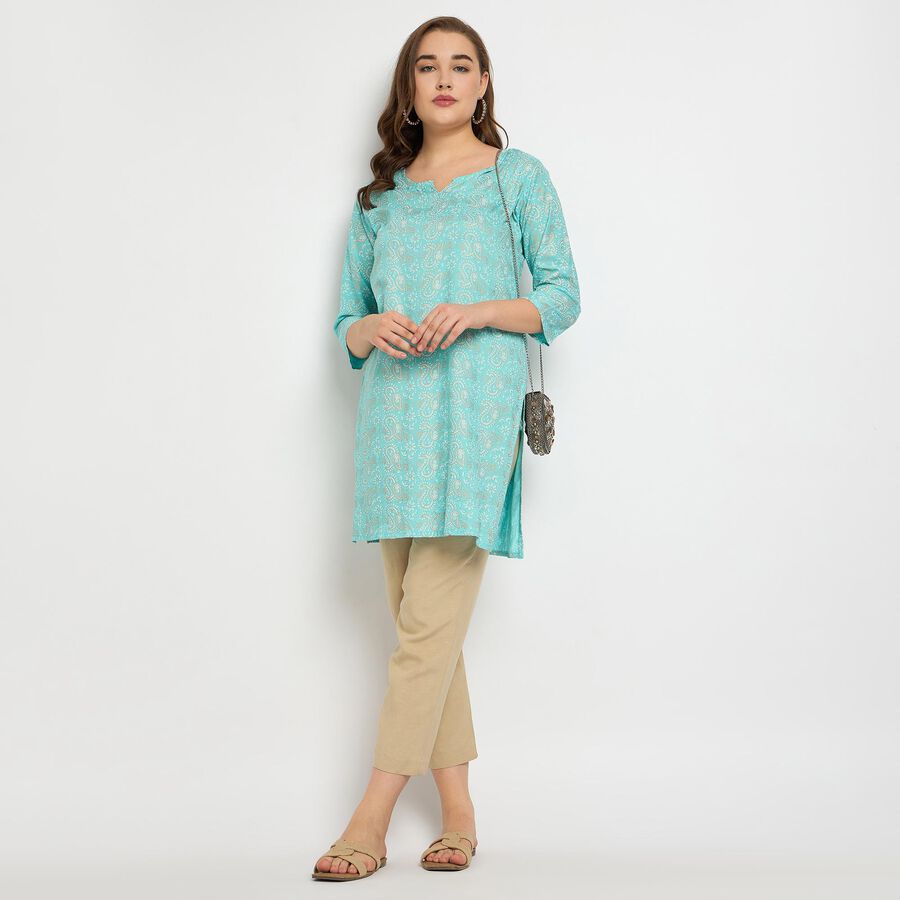 Ladies' Kurta , हल्का नीला, large image number null