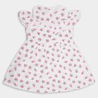 Girls' 100% Cotton Frock, ऑफ व्हाइट, small image number null