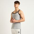 Men's Gym T-Shirt, Melange Light Grey, small image number null