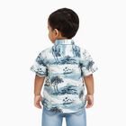 Infants White Cotton Half Sleeve Classic Casual Shirt, सफ़ेद, small