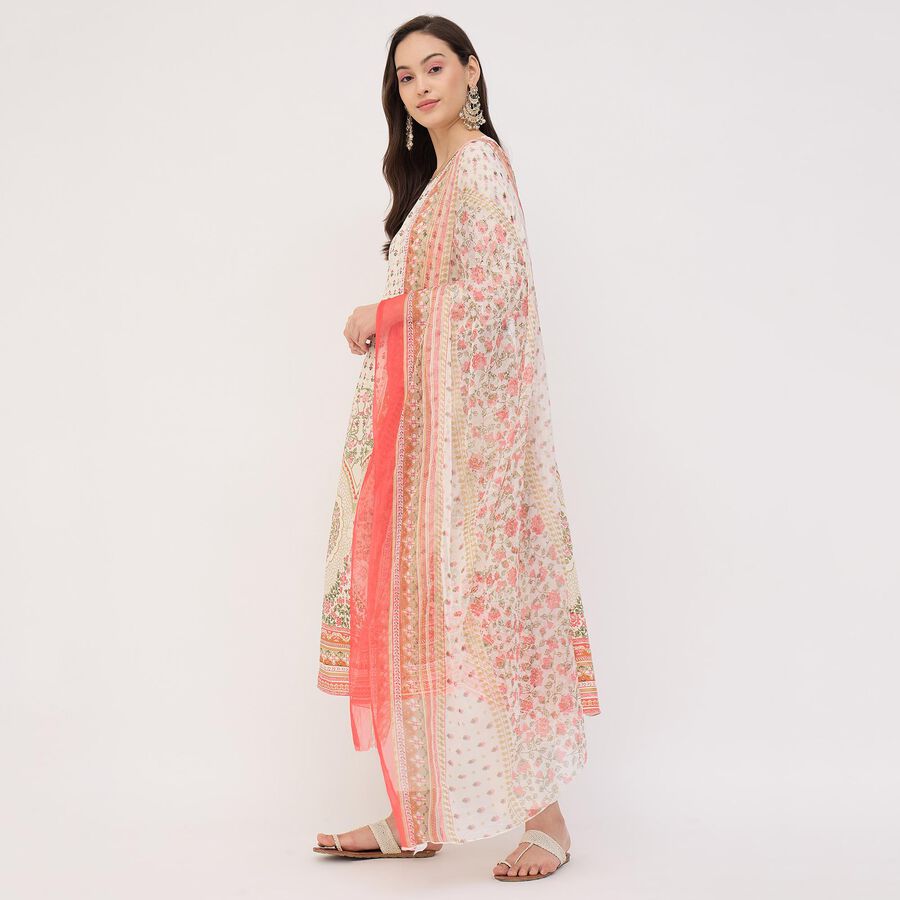 Ladies' Ethnic Set, ऑफ व्हाइट, large image number null