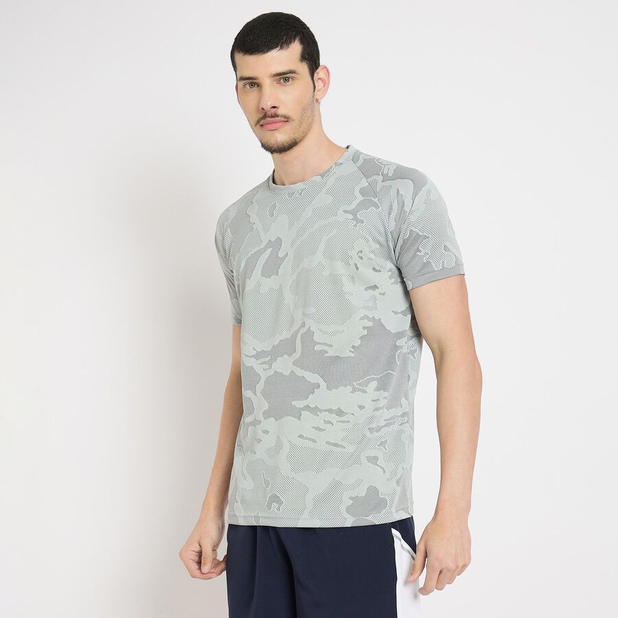 Men's Drifit T-Shirt , गहरा ग्रे, large
