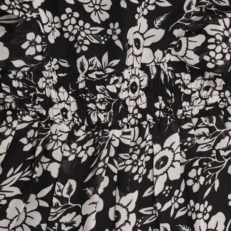 Girls' Dress, Black, large image number null
