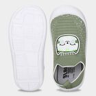 Boys' Green Slip-On Casual Sneakers, हरा, small