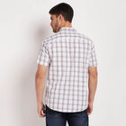 Cotton Checks Casual Shirt, White, small image number null