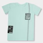 Boys' Half Sleeves T-Shirt , एक्वा, small image number null