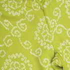 Girls' Bright Lime Green Round Neck Bohemian Upper and Bottom Set, Light Green, small