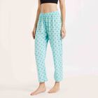 Printed Pyjama, हल्का हरा, small image number null
