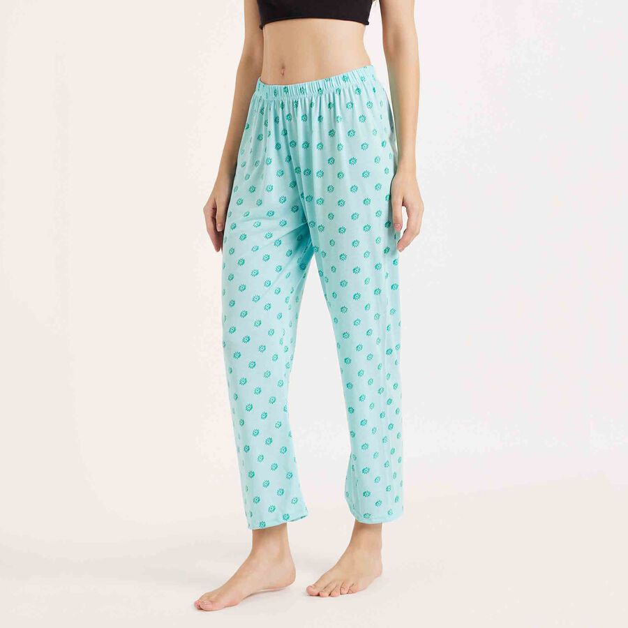 Printed Pyjama, हल्का हरा, large image number null