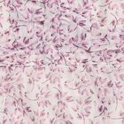 Girls Light Pink Sleeveless Floral Top and Capri Set, लाइलेक, small