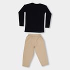 Boys' 100% Cotton Baba Suit, नेवी ब्लू, small image number null