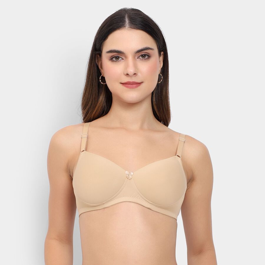 Ladies' Bra , Beige, large image number null