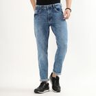 Men's Light Blue Slim Fit Jeans, Dark Blue, small image number null
