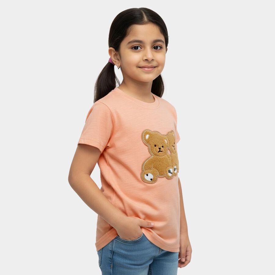Girls' T-Shirt, Light Pink, large image number null